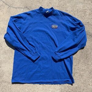 Nike Long sleeve mock turtleneck shirt with gator patch